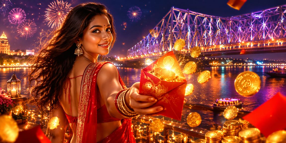 VIP player receiving exclusive red envelope bonus in Kolkata
